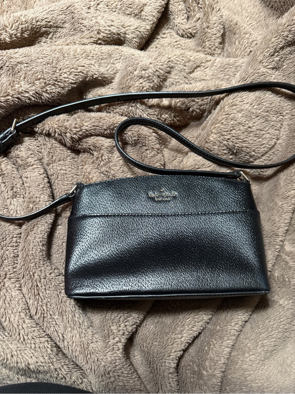 Kate Spade Black Leather Crossbody Bag